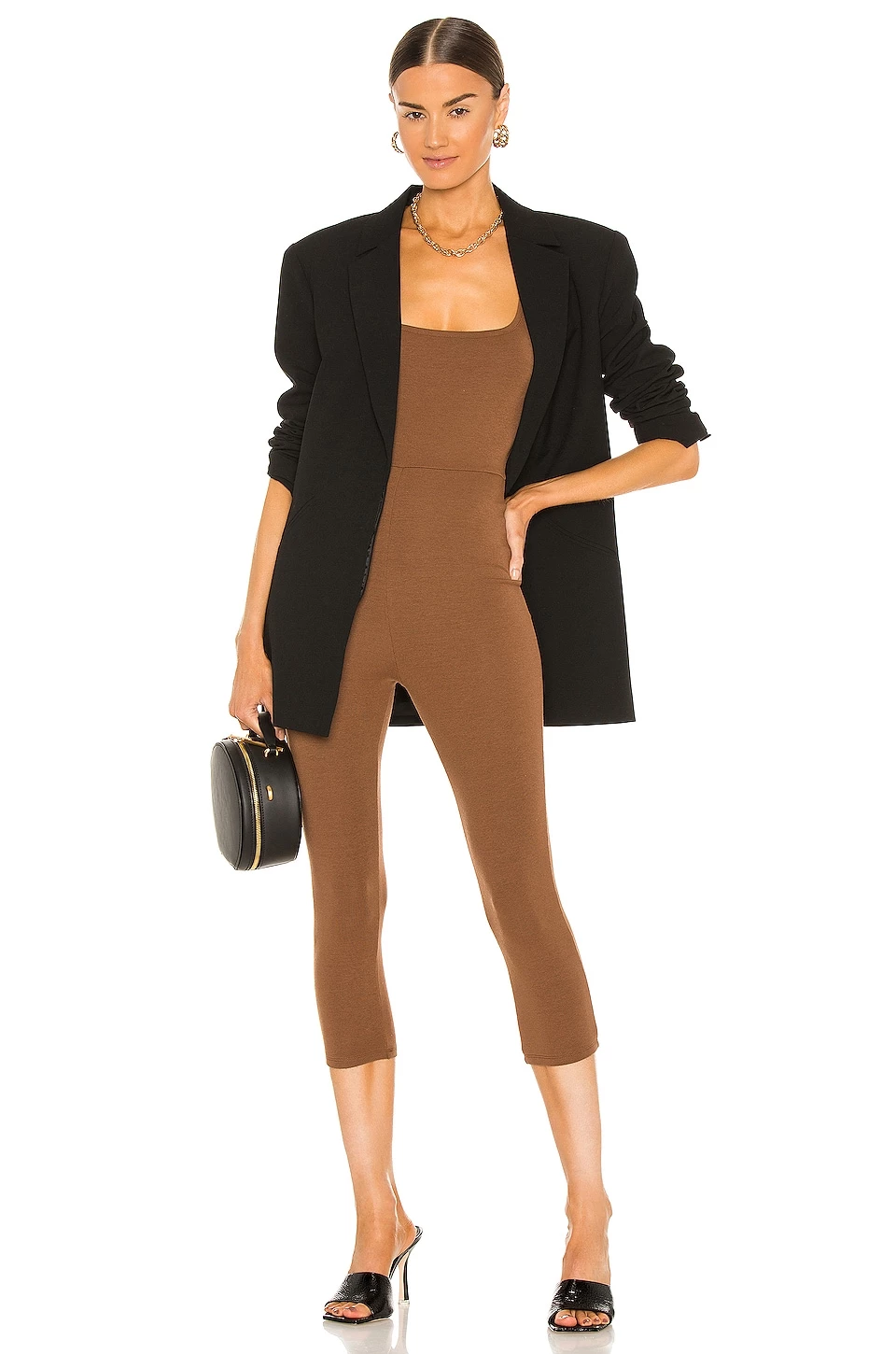 Cheapest 🧨 H:ours Tara Jumpsuit In Brown ❤️ 4 Cheapest 🧨 H:ours Tara Jumpsuit In Brown ❤️ - Image 4