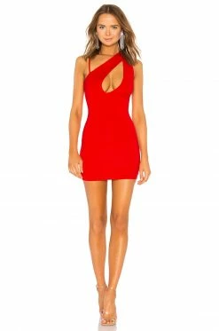 New 🎁 H:ours Safia Mini 👗 Dress In Lava Red ✨