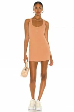 Deals 👍 H:ours Shauna Mini 👗 Dress In Nude 🔥