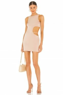 Outlet 🥰 H:ours Clarity Mini 👗 Dress In Champagne 🤩