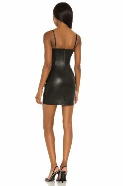 Best Sale 😀 H:ours Doyle Mini 👗 Dress In Black 🧨 -h:ours Sales 2022 HURR WD507 V3