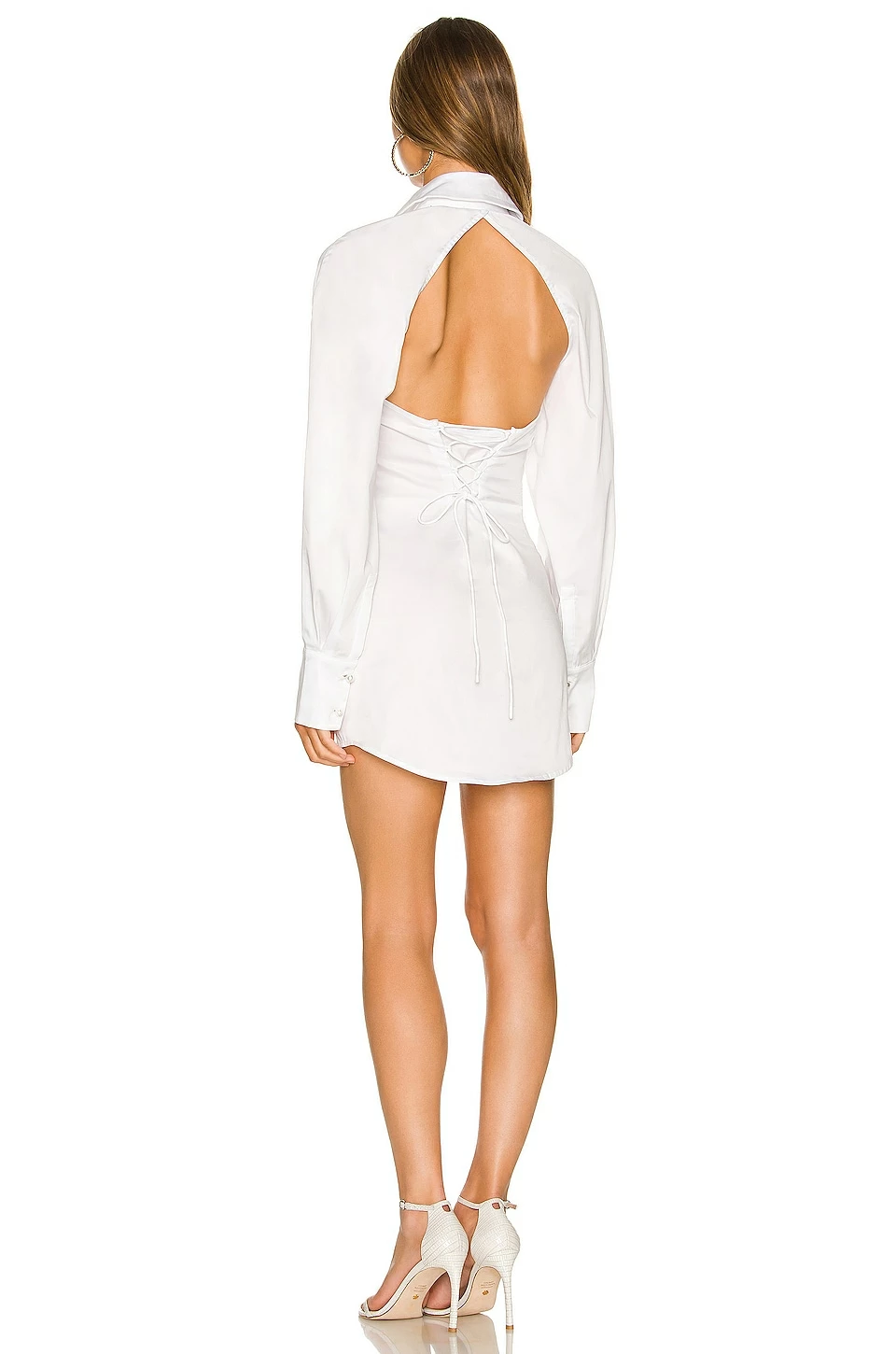 Best Sale 🌟 H:ours Nathan 👕 Shirt 👗 Dress In White 😀 3 Best Sale 🌟 H:ours Nathan 👕 Shirt 👗 Dress In White 😀 - Image 3