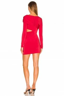 Discount 🔔 H:ours Ariya Mini 👗 Dress In Red ⌛ -h:ours Sales 2022 HURR WD517 V3