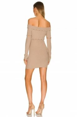 Best Sale 🔥 H:ours Delhia Mini 👗 Dress In Camel ❤️ -h:ours Sales 2022 HURR WD523 V3