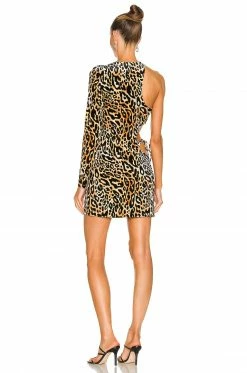 Deals 🎁 H:ours Shiloh Mini 👗 Dress In Leopard ⌛ -h:ours Sales 2022 HURR WD525 V4