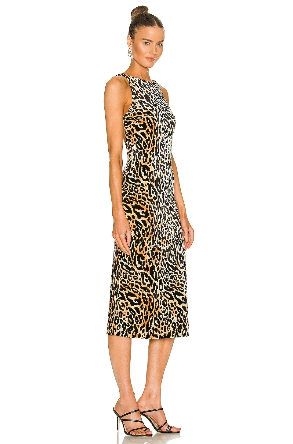Buy ๐ H:ours Kori Midi ๐ Dress In Leopard ๐ 3 Buy ๐ H:ours Kori Midi ๐ Dress In Leopard ๐ - Image 3