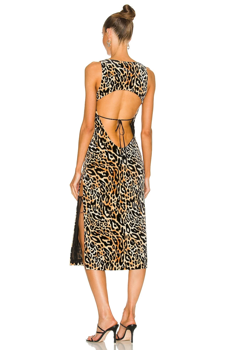 Buy ๐ H:ours Kori Midi ๐ Dress In Leopard ๐ 5 Buy ๐ H:ours Kori Midi ๐ Dress In Leopard ๐ - Image 5