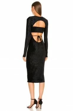 Coupon 😉 H:ours Fantasia 👗 Dress In Black 👍 -h:ours Sales 2022 HURR WD556 V3