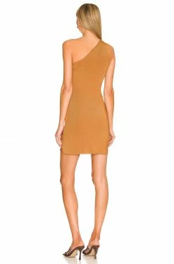 Top 10 😉 H:ours Velea Lace Up Mini 👗 Dress In Copper ✔️ -h:ours Sales 2022 HURR WD569 V3