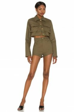 Flash Sale 😉 H:ours Midtown Shorts In Army Green 💯 7 Flash Sale 😉 H:ours Midtown Shorts In Army Green 💯 -h:ours Sales 2022 HURR WF19 V4