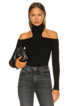 Promo 😍 H:ours Alaric Mock Neck Sweater In Black 🎁