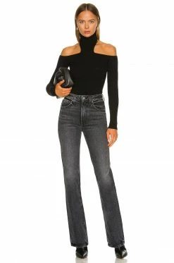 Promo 😍 H:ours Alaric Mock Neck Sweater In Black 🎁 -h:ours Sales 2022 HURR WK47 V4