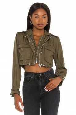 New ⭐ H:ours Major Quilted Jacket In Army Green 🥰