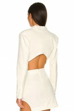 Coupon 🧨 H:ours Kitt Blazer In Ivory ⌛ -h:ours Sales 2022 HURR WO28 V3