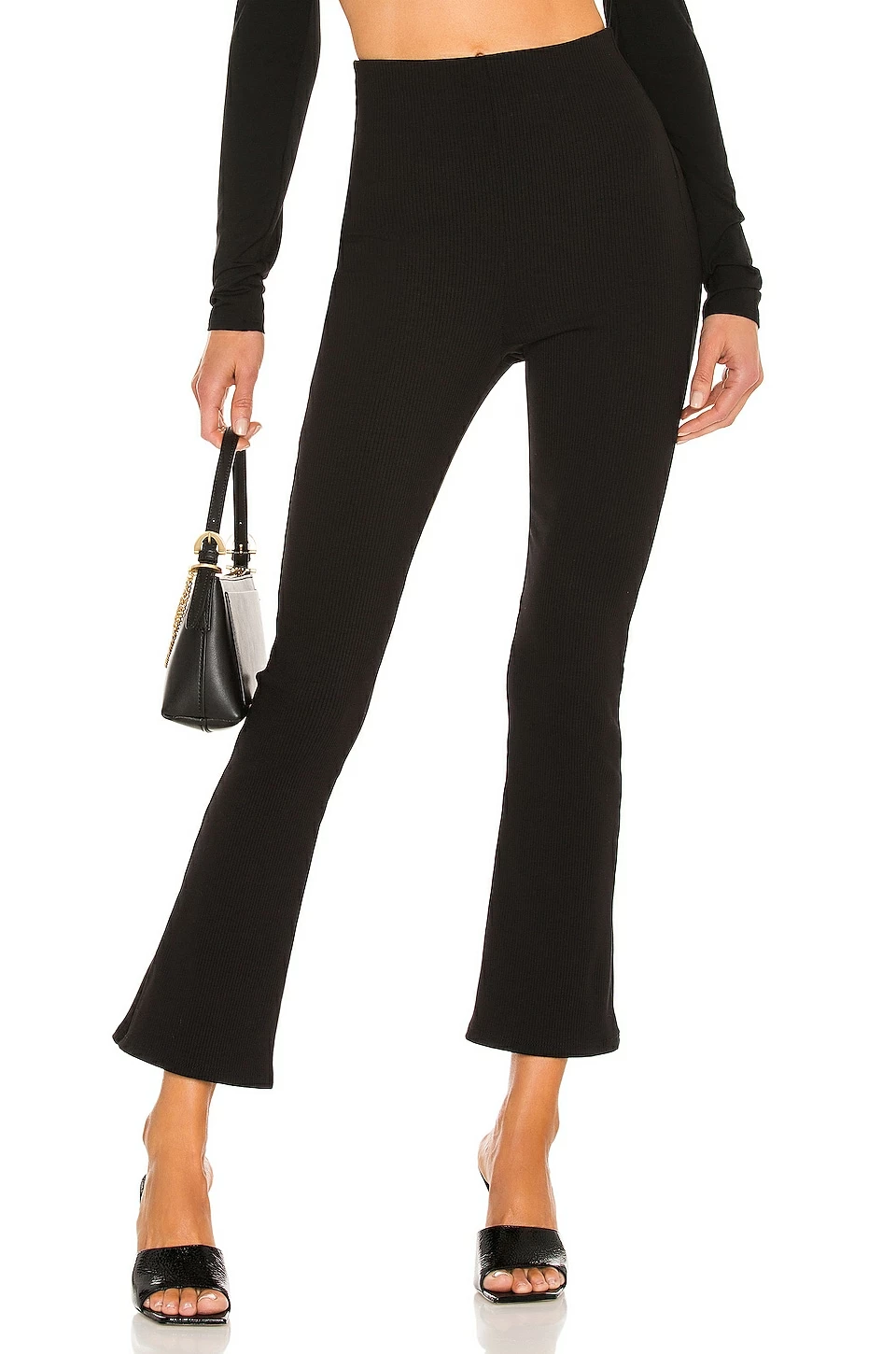Cheap 🎁 H:ours Sophie Crop Flare In Black ⭐ 1 Cheap 🎁 H:ours Sophie Crop Flare In Black ⭐