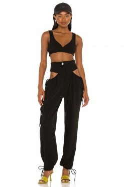 Brand new 😍 H:ours Suki Cutout Jogger In Black ⭐ -h:ours Sales 2022 HURR WP69 V4
