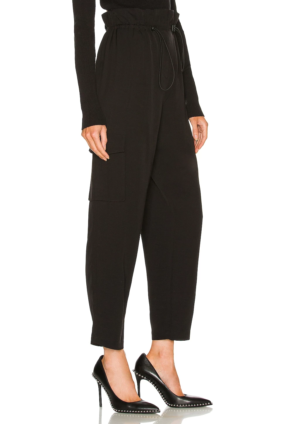 Top 10 ✔️ H:ours Shaye Paperbag Cargo Pant In Black ✨ 2 Top 10 ✔️ H:ours Shaye Paperbag Cargo Pant In Black ✨ - Image 2