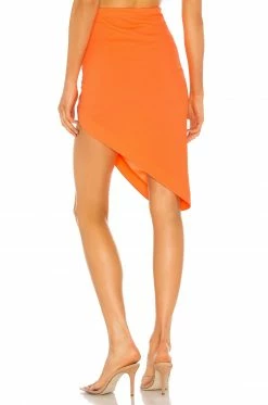 Best deal ❤️ H:ours Daya 👗 Skirt In Neon Orange 🛒 -h:ours Sales 2022 HURR WQ80 V3