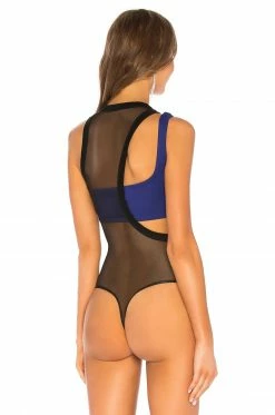 Top 10 🤩 H:ours Sutra Bodysuit In Black & Blue Violet 🛒 -h:ours Sales 2022 HURR WS166 V4