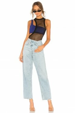 Top 10 🤩 H:ours Sutra Bodysuit In Black & Blue Violet 🛒 -h:ours Sales 2022 HURR WS166 V5