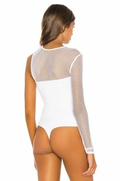 Promo ✔️ H:ours Jeffrey Bodysuit In White 🥰 -h:ours Sales 2022 HURR WS234 V4