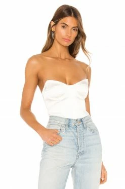Discount โญ H:ours Tabitha Bodysuit In White ๐