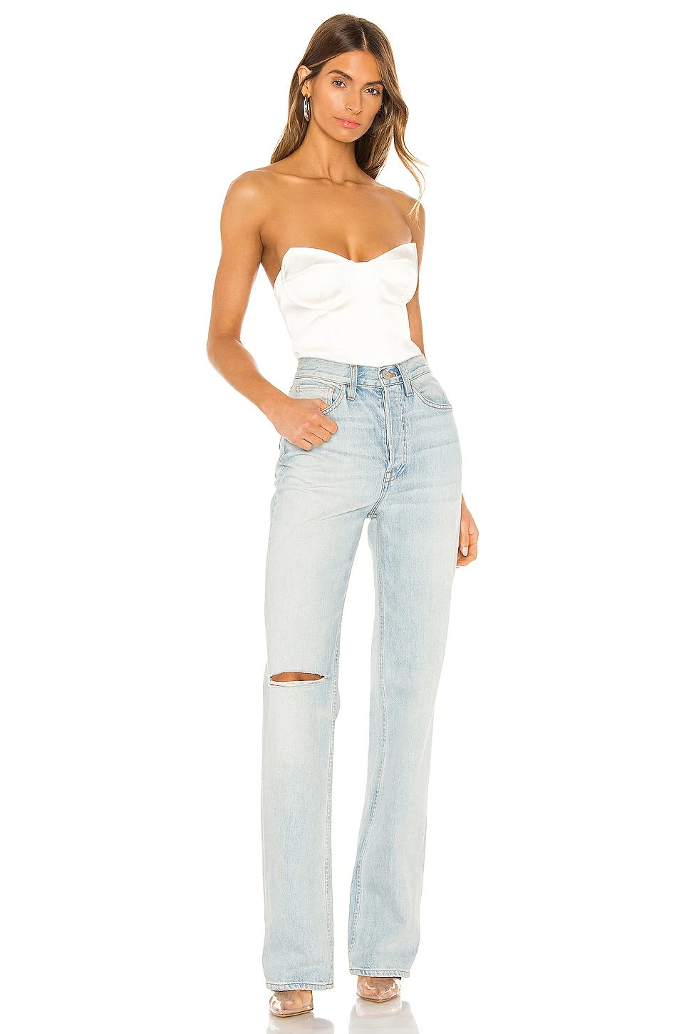 Discount ⭐ H:ours Tabitha Bodysuit In White 😀 5 Discount ⭐ H:ours Tabitha Bodysuit In White 😀 - Image 5