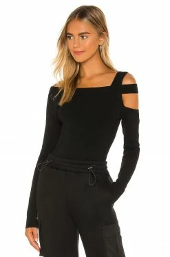 Hot Sale โ๏ธ H:ours Milee Long Sleeve Top In Black ๐