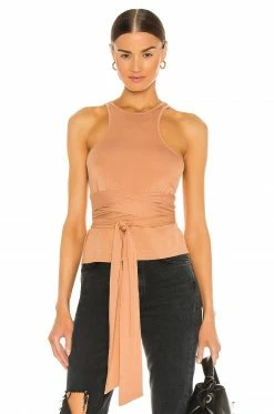 Discount ❤️ H:ours Natt Wrap Tank In Nude 🛒