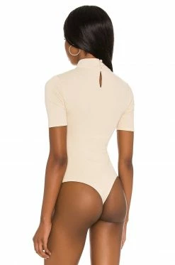 Best Pirce 🛒 H:ours Zayah Bodysuit In Two Tone Sand 👏 -h:ours Sales 2022 HURR WS418 V4