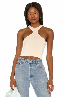 Promo 🥰 H:ours Kyla Cropped Top In Ivory ⌛