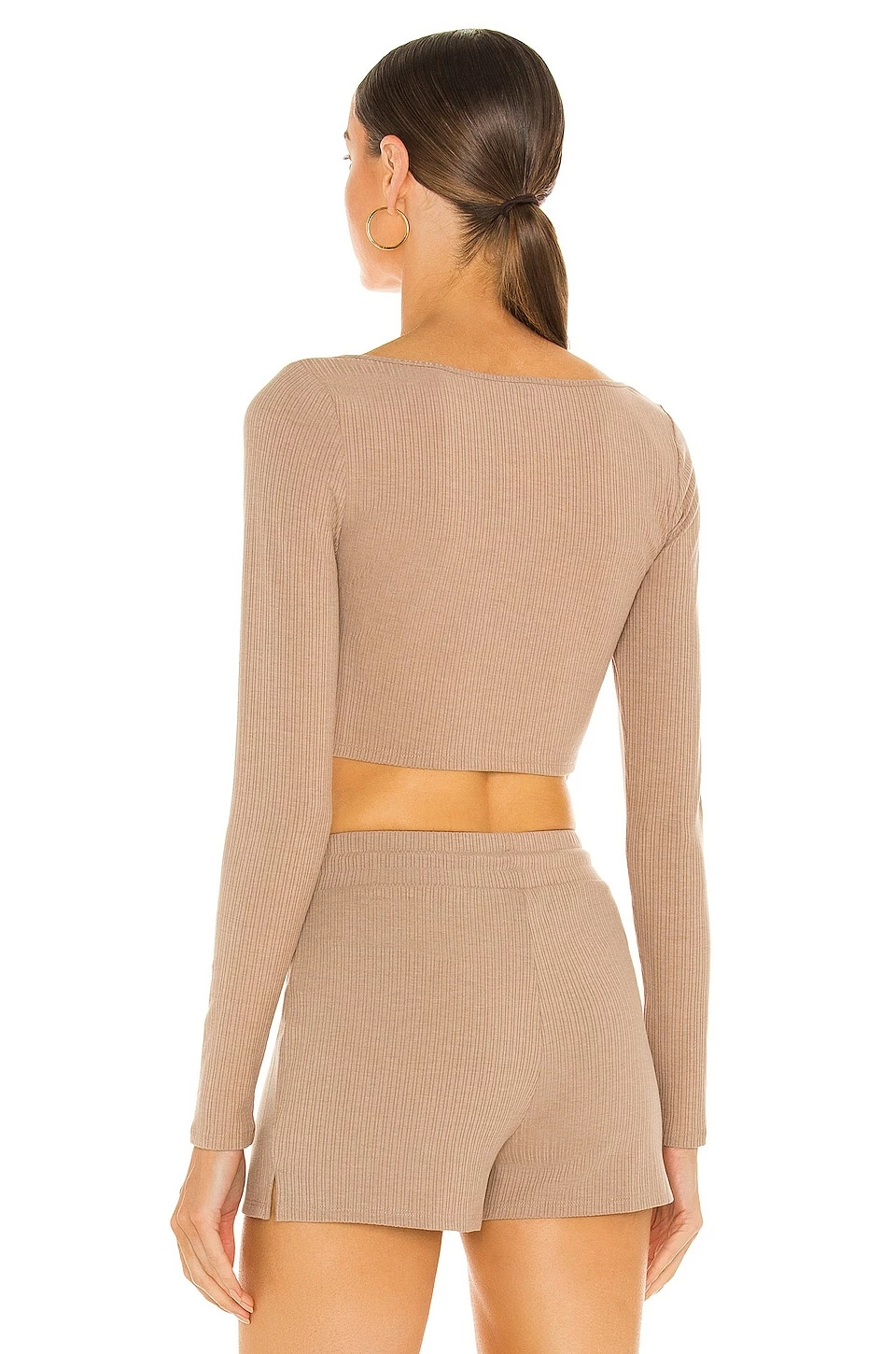 Budget ⌛ H:ours Arcelia Cropped Top In Latte ❤️ 3 Budget ⌛ H:ours Arcelia Cropped Top In Latte ❤️ - Image 3