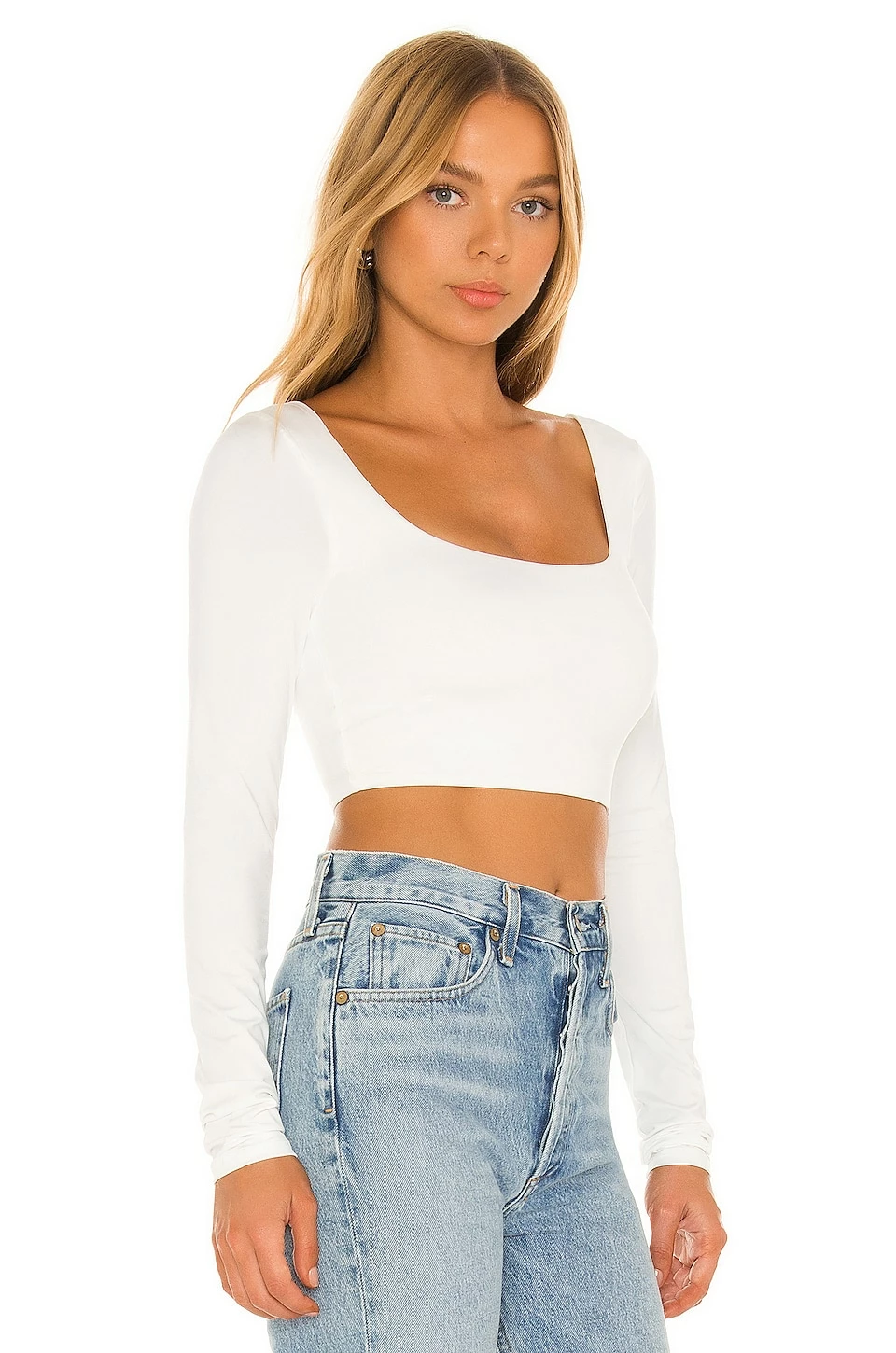 Buy ⭐ H:ours Hibi Crop Top In White 🔔 2 Buy ⭐ H:ours Hibi Crop Top In White 🔔 - Image 2