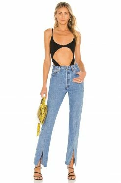 Flash Sale 🛒 H:ours Freddie Bodysuit In Black 🧨 -h:ours Sales 2022 HURR WS451 V5