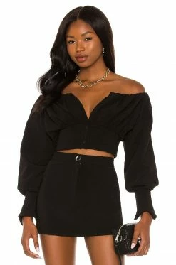 Hot Sale 😍 H:ours Sybille Off Shoulder Top In Black ✨