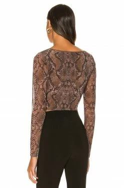 Outlet ๐คฉ H:ours Minju Long Sleeve Top In Acid Snake โ 6 Outlet ๐คฉ H:ours Minju Long Sleeve Top In Acid Snake โ -h:ours Sales 2022 HURR WS461 V3