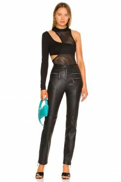 Discount 🔥 H:ours Esmond Bodysuit In Black 😀 -h:ours Sales 2022 HURR WS470 V5