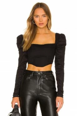 Best deal โ H:ours Mona Top In Black โจ