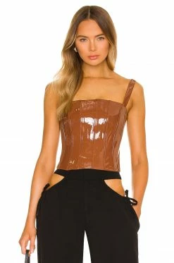 New 🤩 H:ours Ember Corset Top In Brown 👏