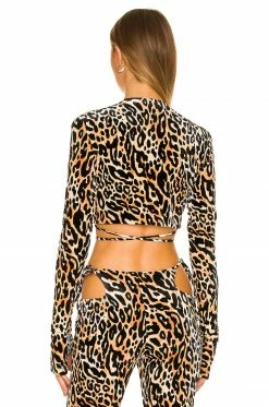 Buy 🥰 H:ours Nyla Top In Leopard 😉 -h:ours Sales 2022 HURR WS480 V3