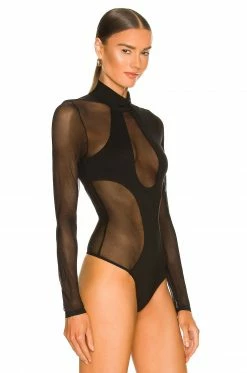 Outlet 🧨 H:ours Elisha Bodysuit In Black 🛒 -h:ours Sales 2022 HURR WS482 V3