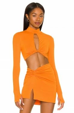 Cheap 🎁 H:ours Akira Top In Orange 🔔