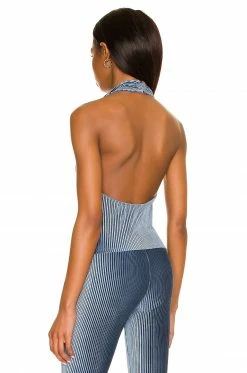 Brand new 🎁 H:ours Anfisa Top In Tonal Blue 🎁 -h:ours Sales 2022 HURR WS493 V3