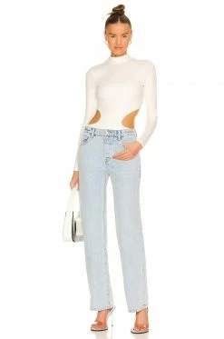 Brand new 🤩 H:ours Micaela Bodysuit In White 👍 -h:ours Sales 2022 HURR WS498 V5