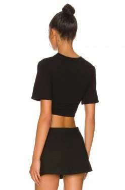 Budget ⭐ H:ours Evalyn Top In Black 😍 -h:ours Sales 2022 HURR WS505 V3