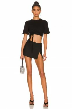 Budget ⭐ H:ours Evalyn Top In Black 😍 -h:ours Sales 2022 HURR WS505 V4